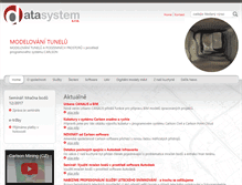 Tablet Screenshot of datasystem.cz
